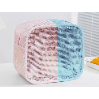 Rožnata otroška termo torba za prenašanje hrane