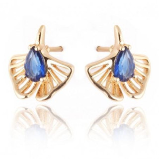 Ženski pozlačeni uhani