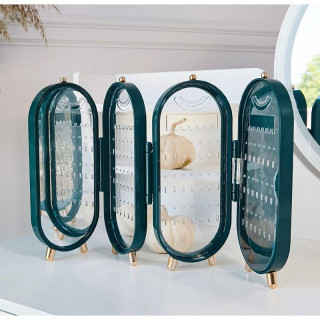 Zložljivo stojalo za nakit zelene barve