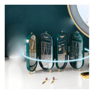 Zložljivo stojalo za nakit zelene barve