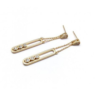 Ženski viseči uhani iz kirurškega jekla