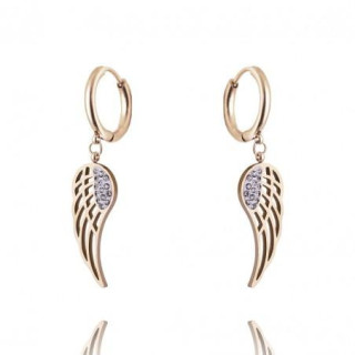 Uhani iz perja iz kirurškega jekla