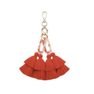 Obesek s koralnimi resicami