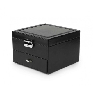 Črna elegantna škatlica za nakit