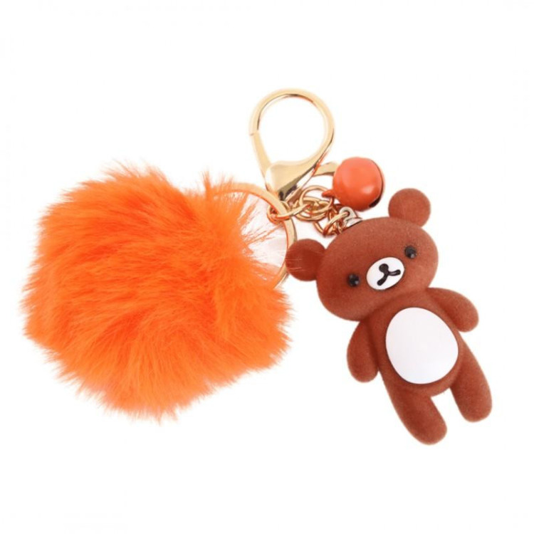 Obesek z oranžnim medvedkom