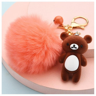 Obesek z oranžnim medvedkom