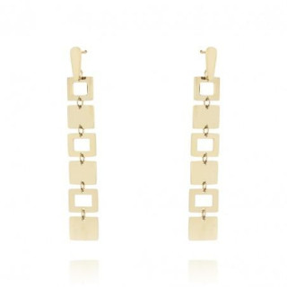 Ženski pozlačeni uhani