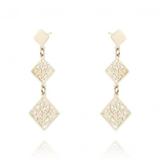 Pozlátené náušnice z chirurgickej ocele