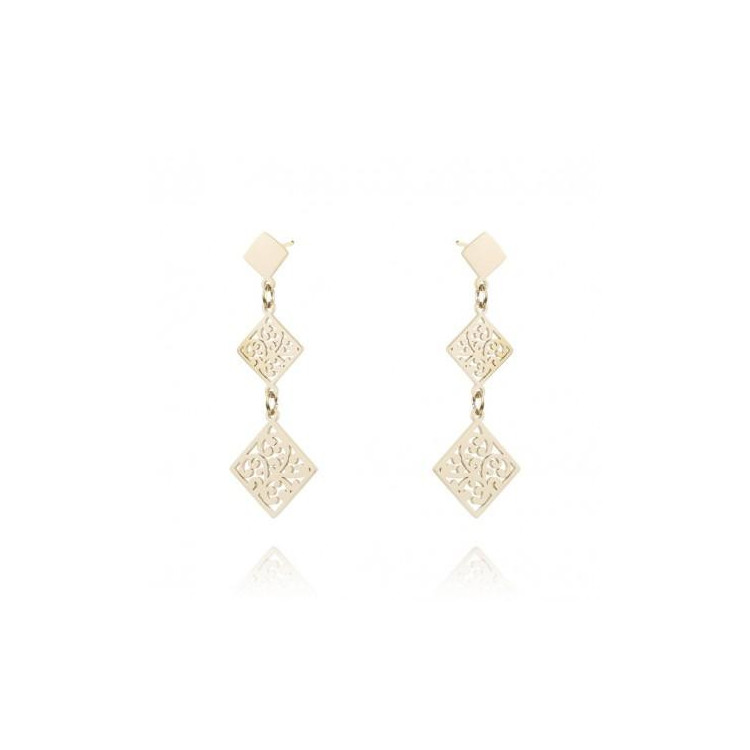 Pozlátené náušnice z chirurgickej ocele