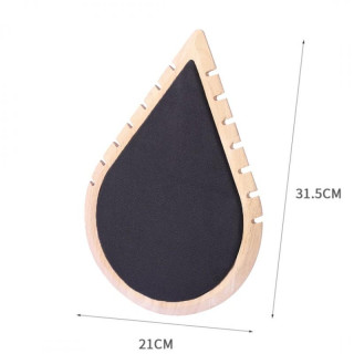 Organizator za ogrlice v črni barvi