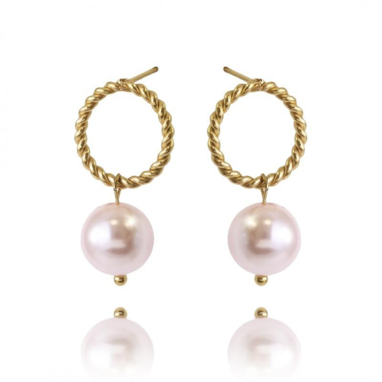 Ženski uhani iz kirurškega jekla