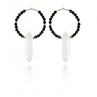 Ženski pozlačeni uhani