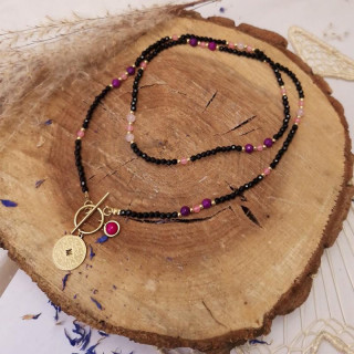 Pozlačena ogrlica za ženske