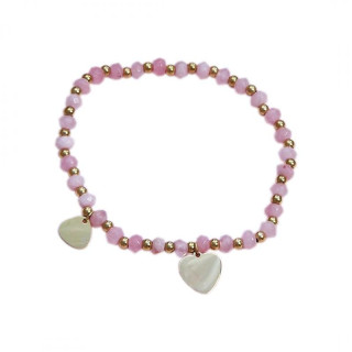 Zapestnica iz kirurškega jekla s srčkom