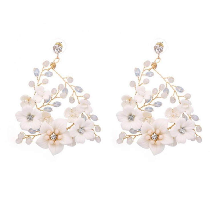 Poročni uhani v stilu boho