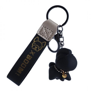 Črn obesek za ključe s konjičkom