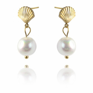 Uhani iz kirurškega jekla v zlati barvi