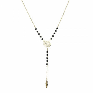 Pozlačena ogrlica za ženske