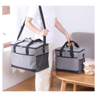 Siva termo torba za kampiranje/plažo