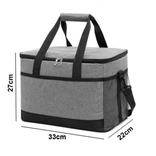 Siva termo torba za kampiranje/plažo