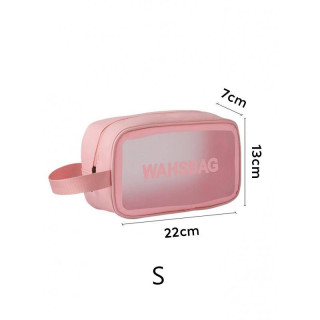 Set roza kozmetičnih torbic 3v1