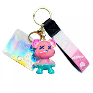 Barvit obesek s plišastim medvedkom