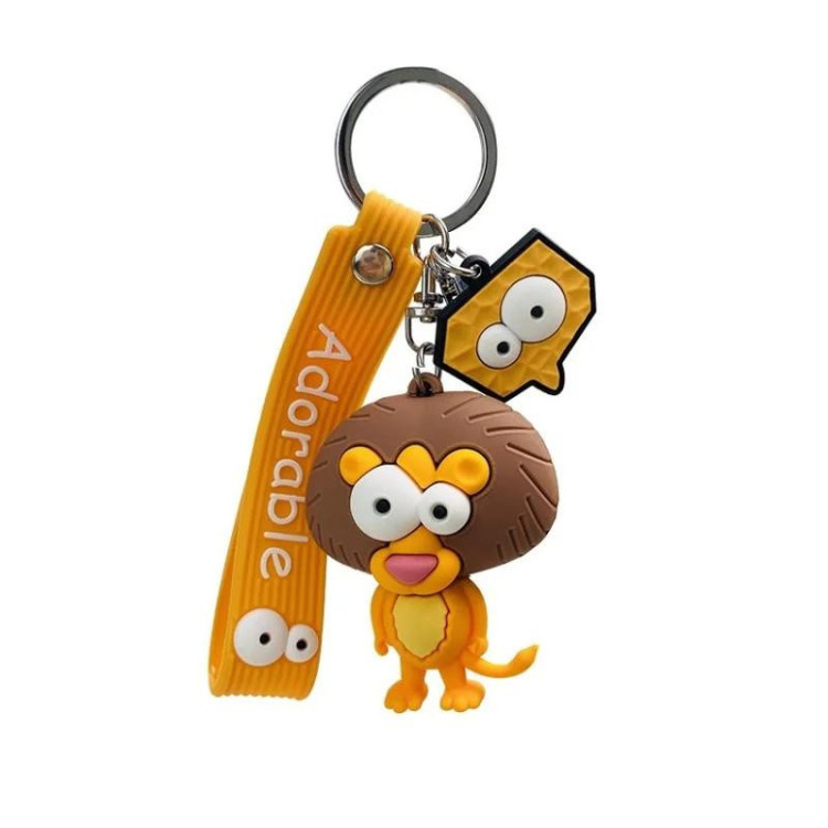 Obesek za ključe z levom