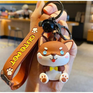 Obesek z rjavim psom