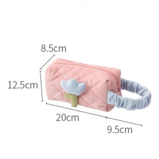 Mint roza kozmetična torbica