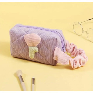 Mint vijolična kozmetična torbica