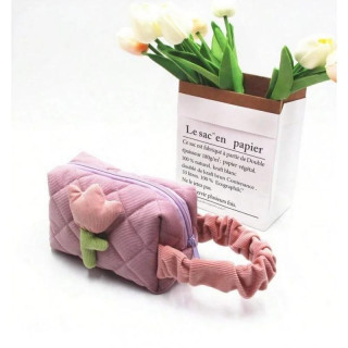 Mint vijolična kozmetična torbica