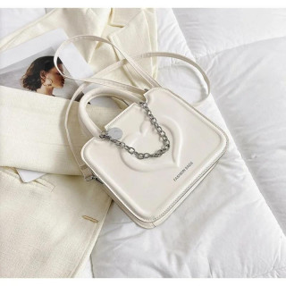 Krem ženska torba za čez ramo