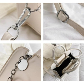 Krem ženska torba za čez ramo