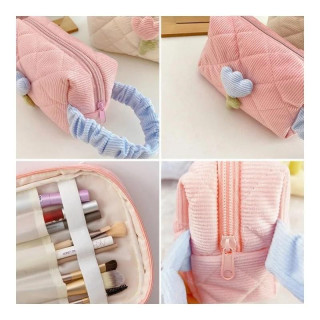 Modra mint kozmetična torbica