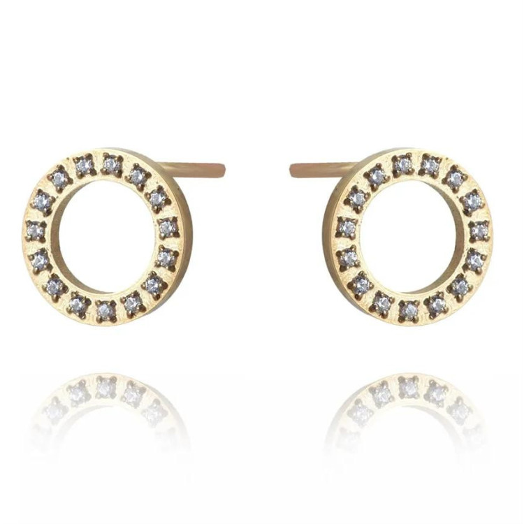 Ženski uhani iz kirurškega jekla