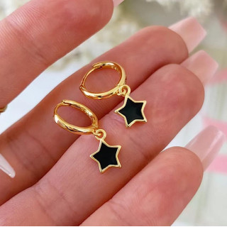 Uhani v obliki zvezd iz kirurškega jekla