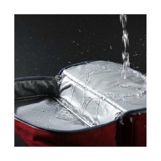 Siva nepremočljiva kozmetična torbica