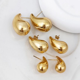 Ženski pozlačeni uhani