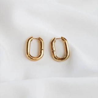 Ženski uhani v zlati barvi