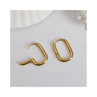 Ženski uhani v zlati barvi