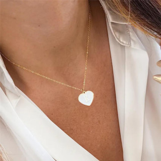 Ogrlica s črko K iz kirurškega jekla