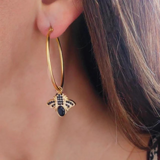 Okrogli uhani iz kirurškega jekla