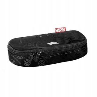 Črn premium šolski nahrbtnik Iron Man + peresnica