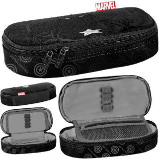 Črn premium šolski nahrbtnik Iron Man + peresnica