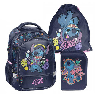Set šolski nahrbtnik, torba in peresnica LILO in STITCH