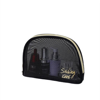 Mala mrežasta kozmetična torbica SMILING GIRL