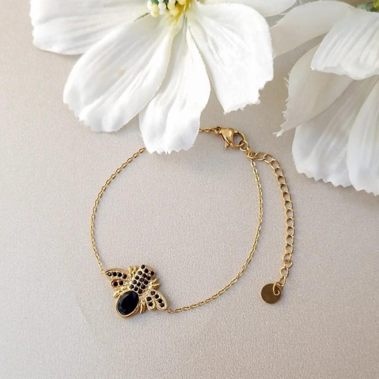 Pozlačena zapestnica za ženske