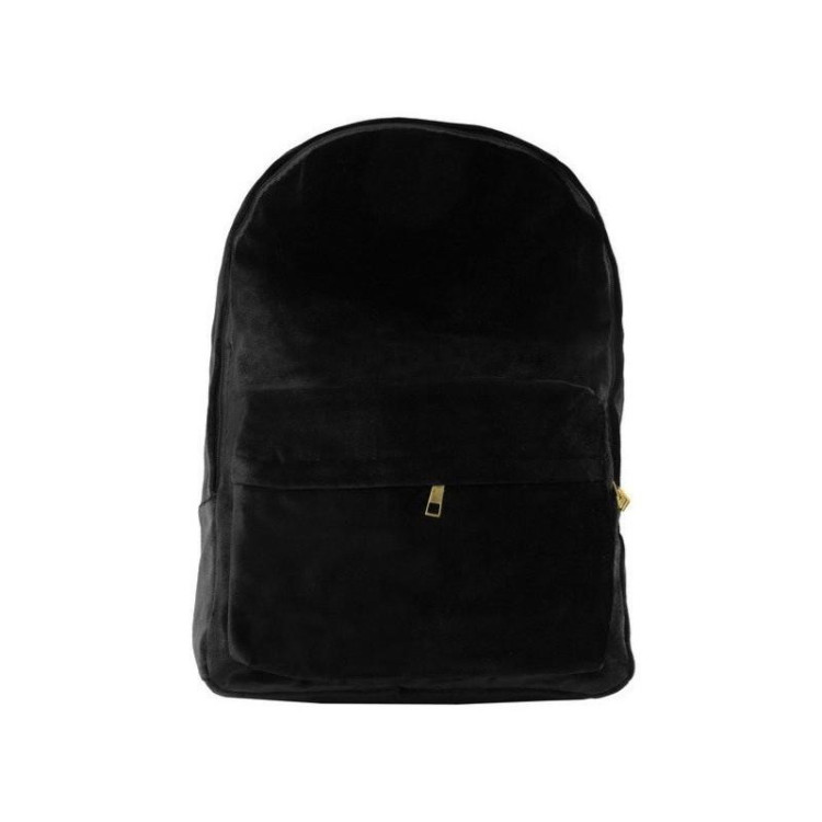 Črn žameten nahrbtnik