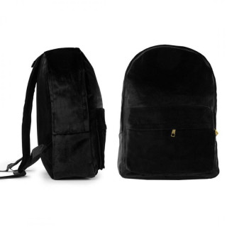 Črn žameten nahrbtnik