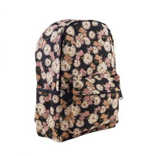 Vzorčast šolski nahrbtnik z žepom